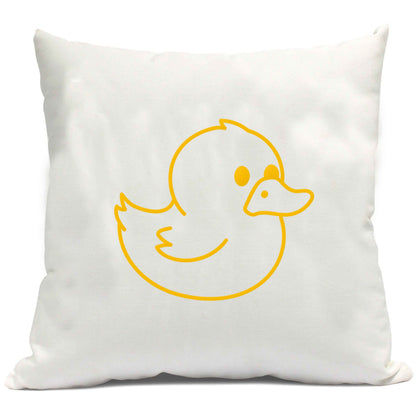 Duck illustration cushion cover