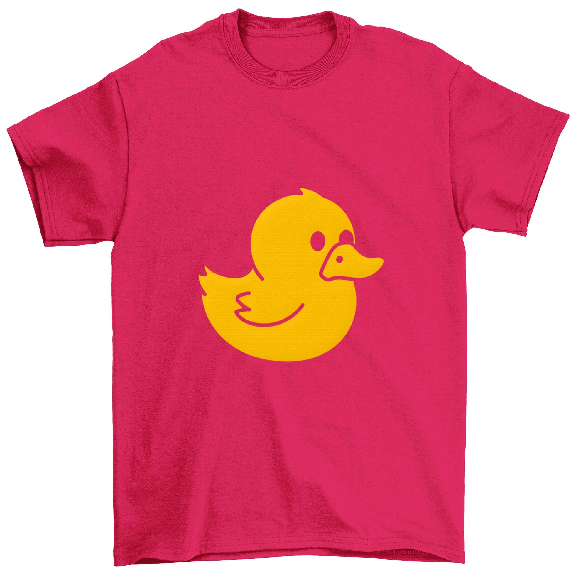 Duck illustration Children's pink Tshirt 12-13 Years