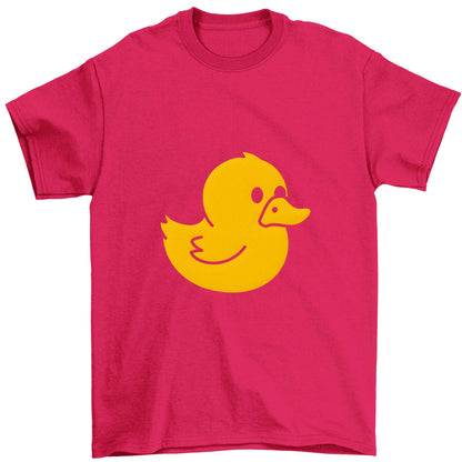 Duck illustration Children's pink Tshirt 12-13 Years