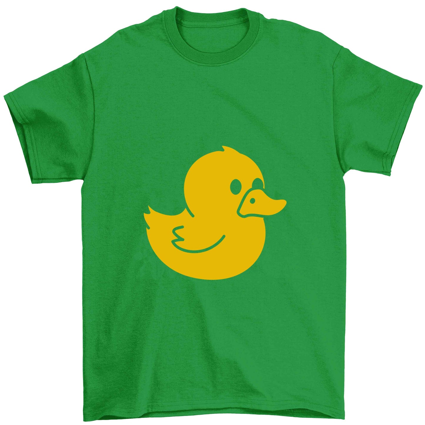 Duck illustration Children's green Tshirt 12-13 Years