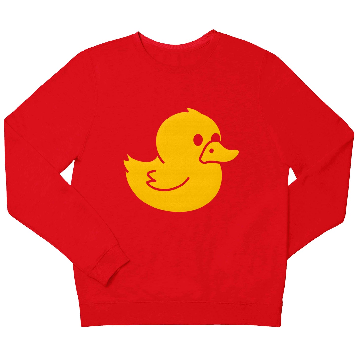 Duck illustration children's grey sweater 12-13 Years