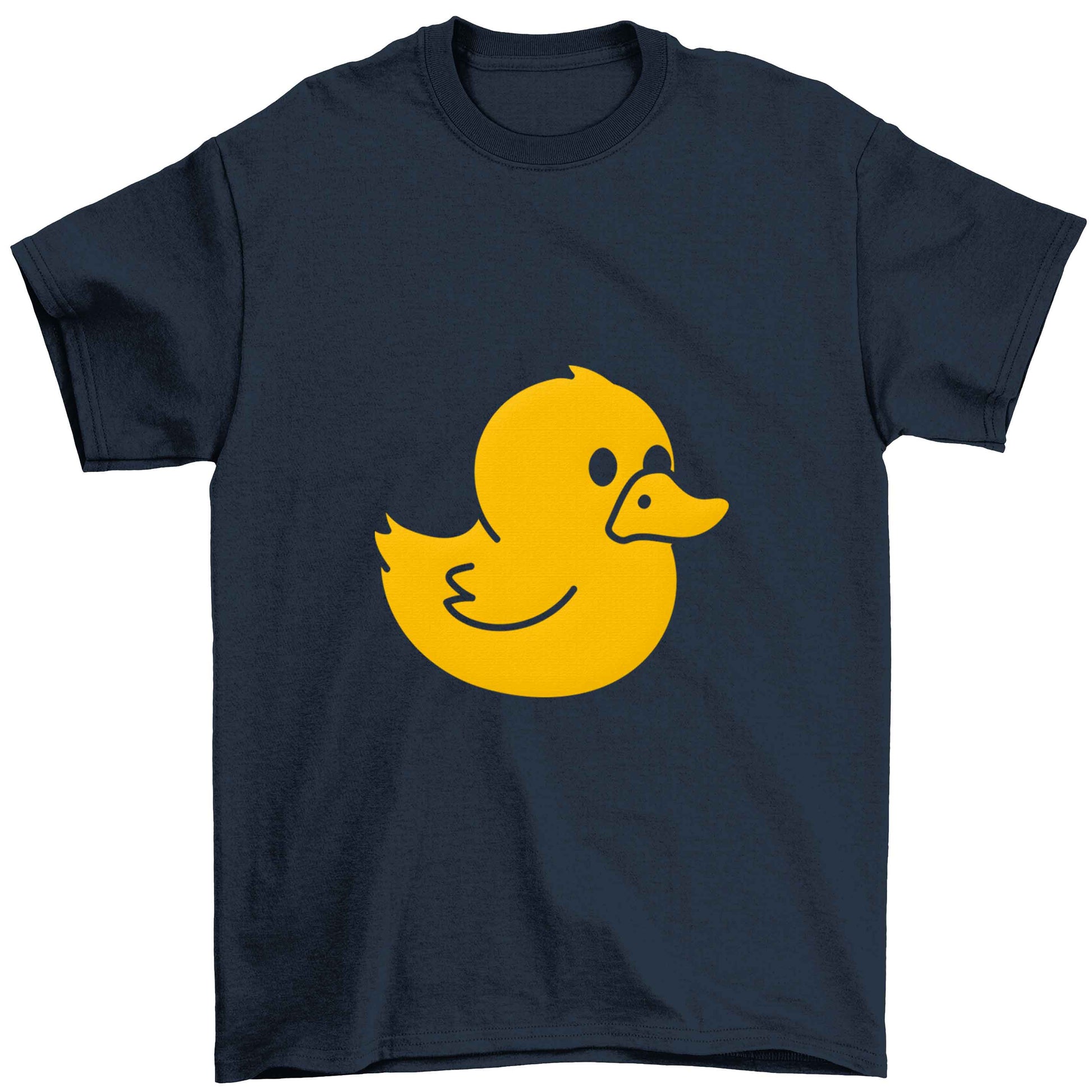 Duck illustration Children's navy Tshirt 12-13 Years