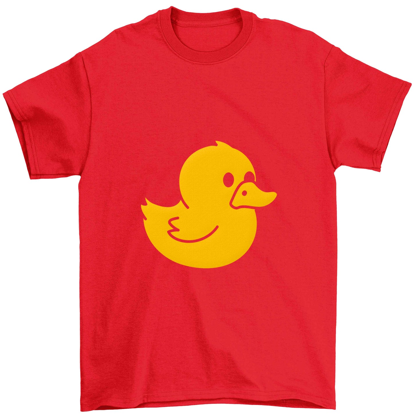 Duck illustration Children's red Tshirt 12-13 Years
