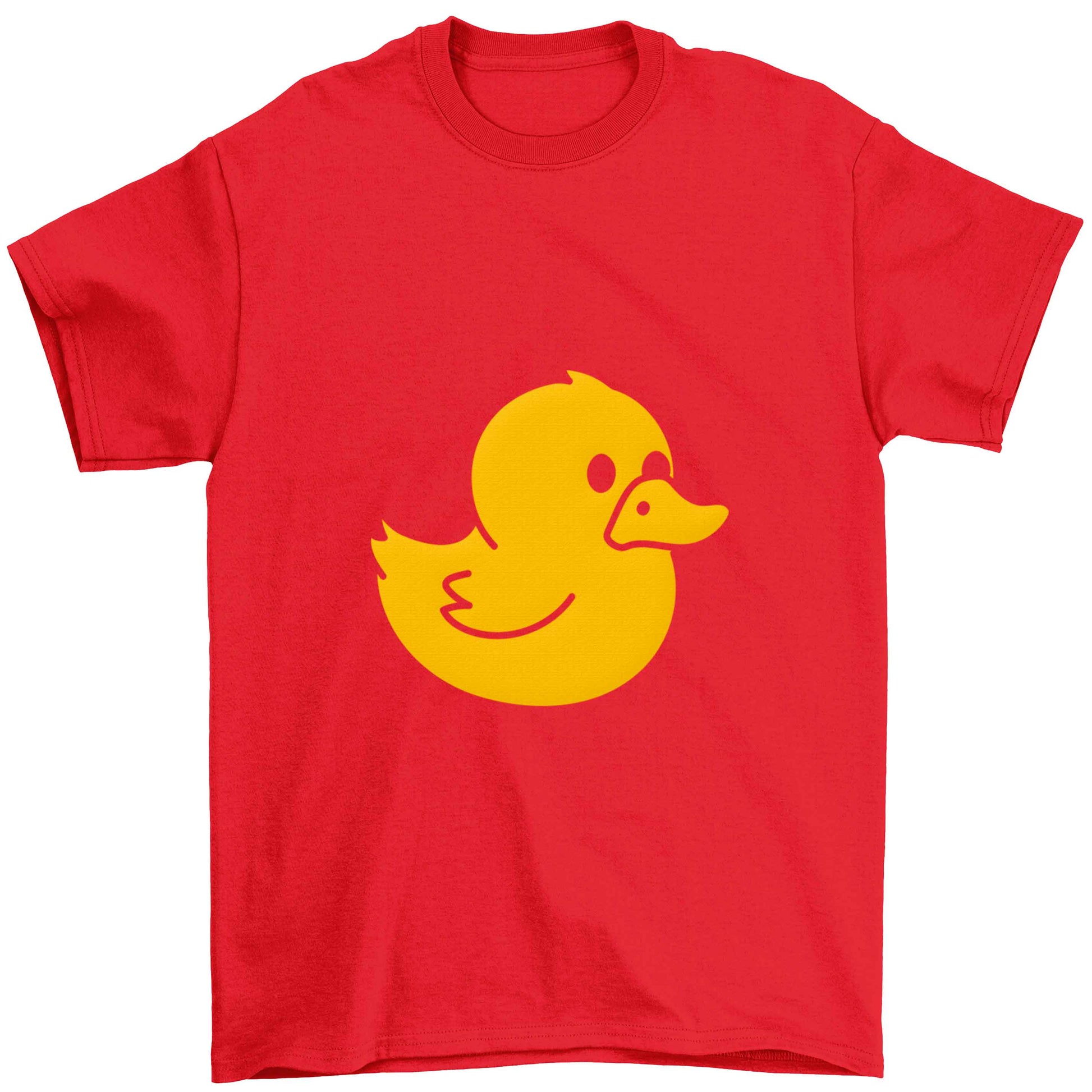 Duck illustration Children's red Tshirt 12-13 Years