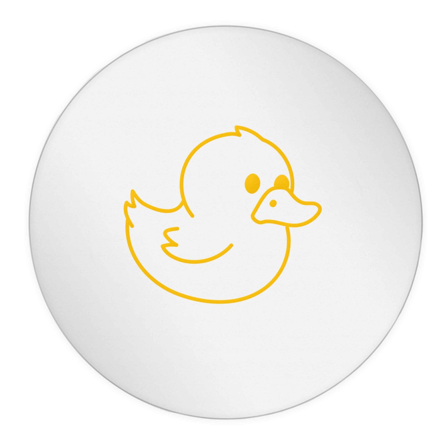 Duck illustration 24 @ 45mm matt circle stickers