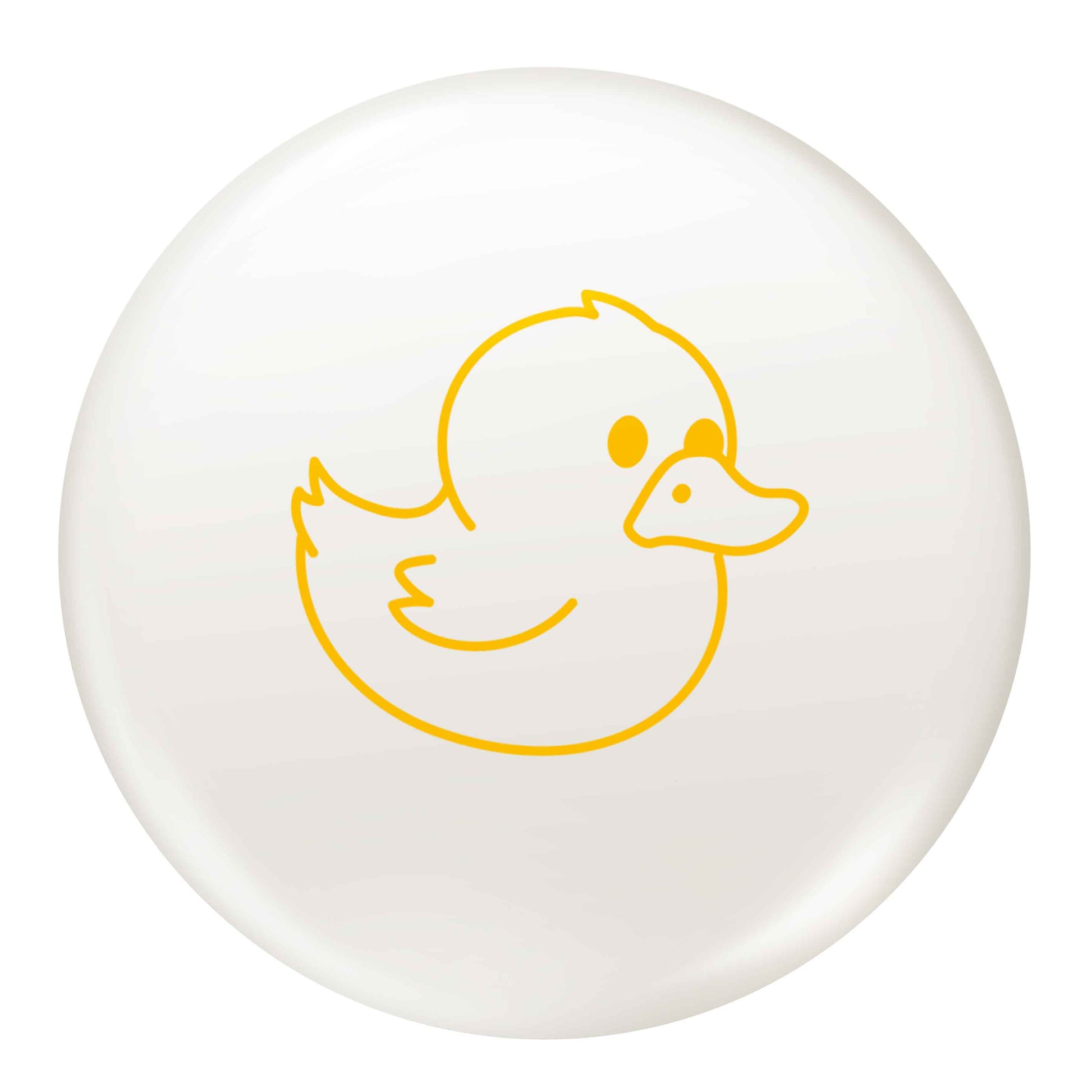 Duck illustration small 25mm Pin badge