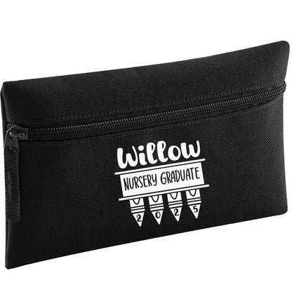 Personalised nursery graduate 2025 pencil case