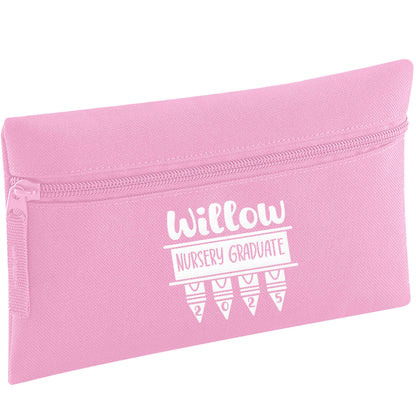 Personalised nursery graduate 2025 pencil case