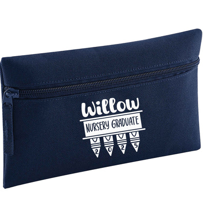 Personalised nursery graduate 2025 pencil case