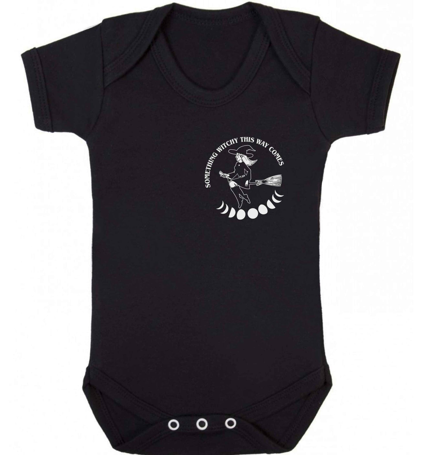 Feeling witchy? This design should hit the spot! baby bodysuit black 18-24 months