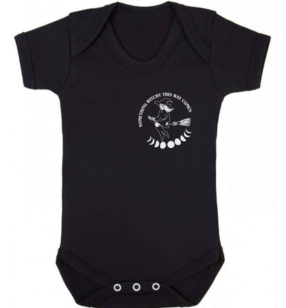 Feeling witchy? This design should hit the spot! baby bodysuit black 18-24 months