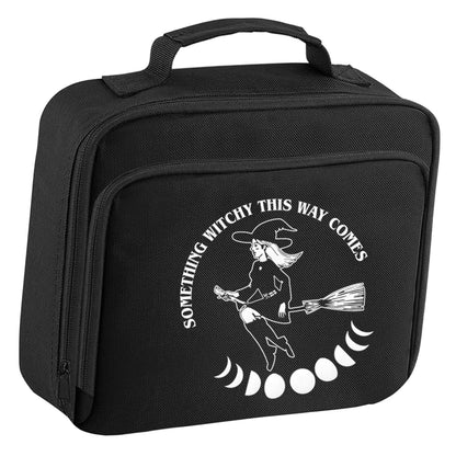 Feeling witchy? This design should hit the spot! insulated black lunch bag cooler