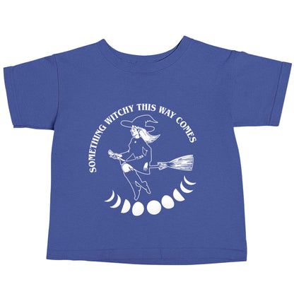 Feeling witchy? This design should hit the spot! blue baby toddler Tshirt 2 Years