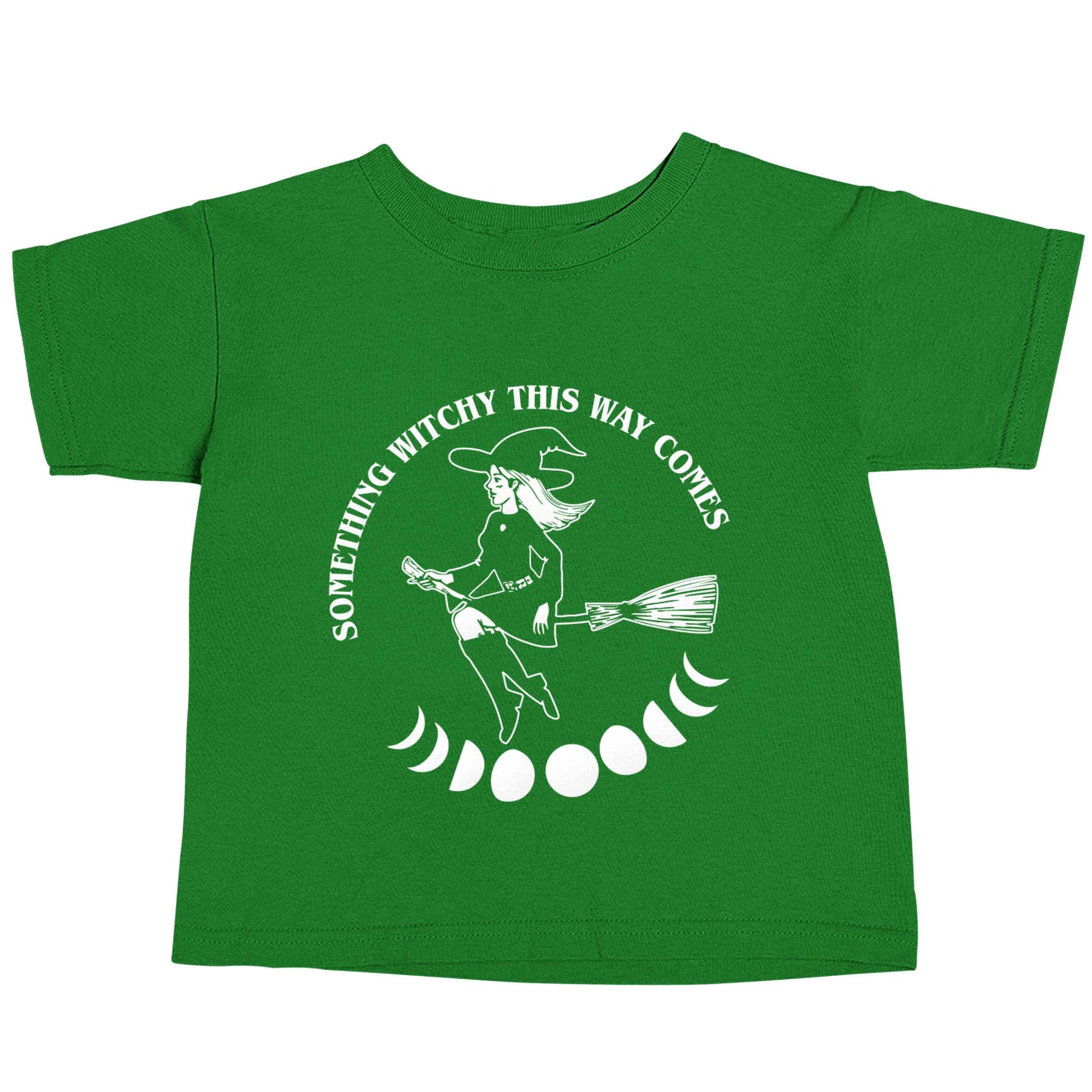 Feeling witchy? This design should hit the spot! green baby toddler Tshirt 2 Years