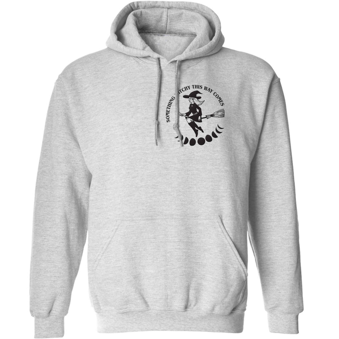 Feeling witchy? This design should hit the spot! adults unisex grey hoodie 2XL