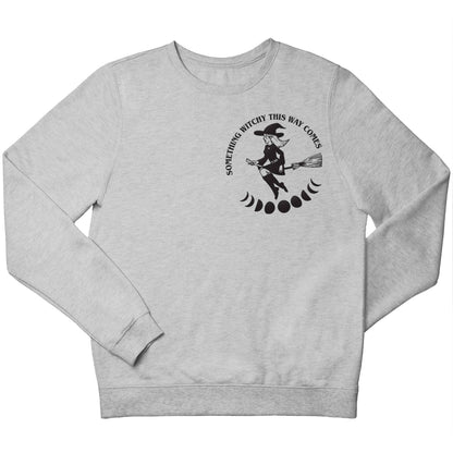 Feeling witchy? This design should hit the spot! children's grey sweater 12-13 Years