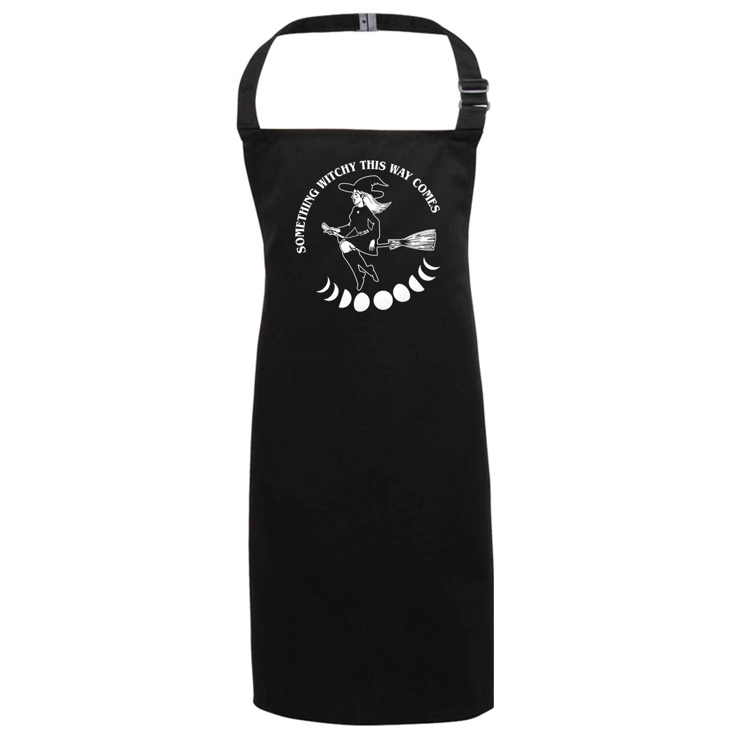 Feeling witchy? This design should hit the spot! black apron 7-10 years