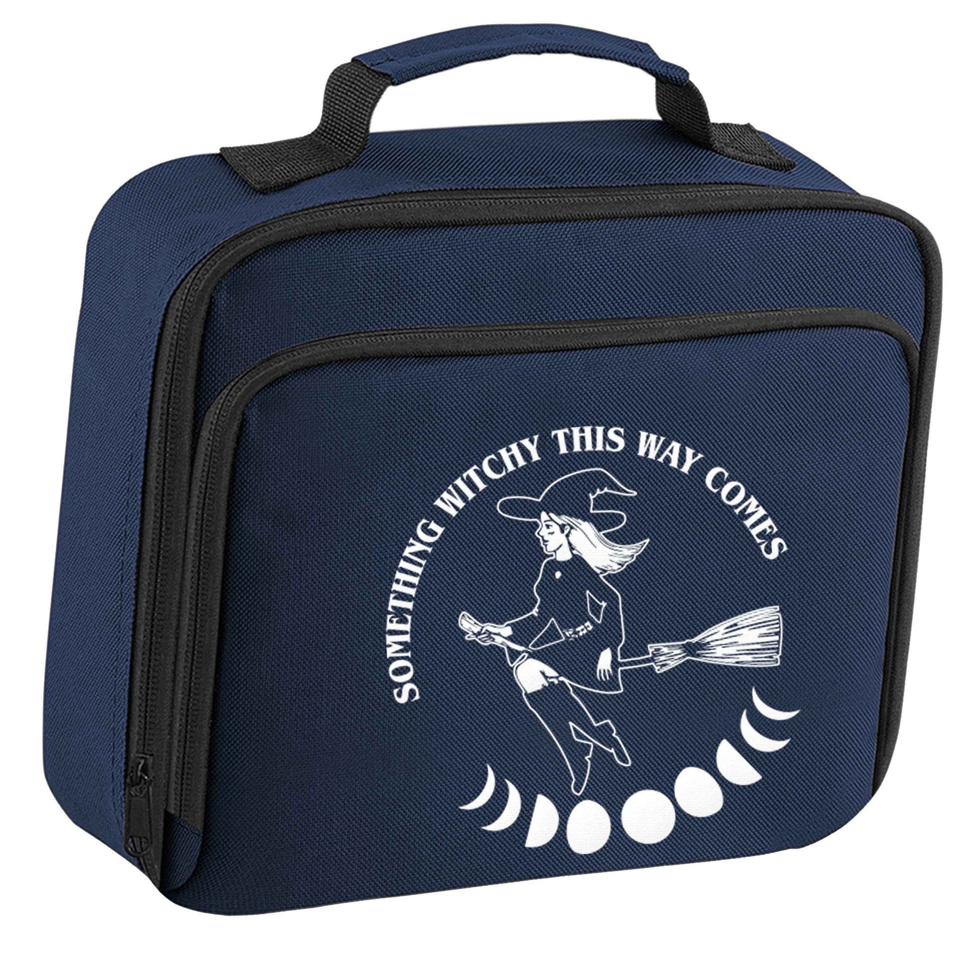 Feeling witchy? This design should hit the spot! insulated navy lunch bag cooler