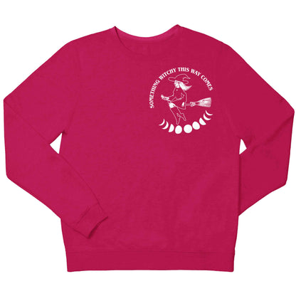 Feeling witchy? This design should hit the spot! children's pink sweater 12-13 Years