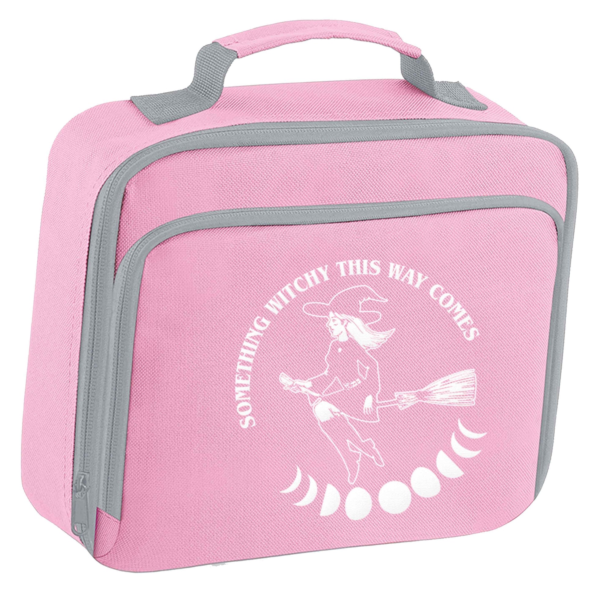 Feeling witchy? This design should hit the spot! insulated pink lunch bag cooler
