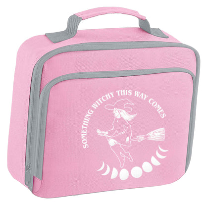 Feeling witchy? This design should hit the spot! insulated pink lunch bag cooler