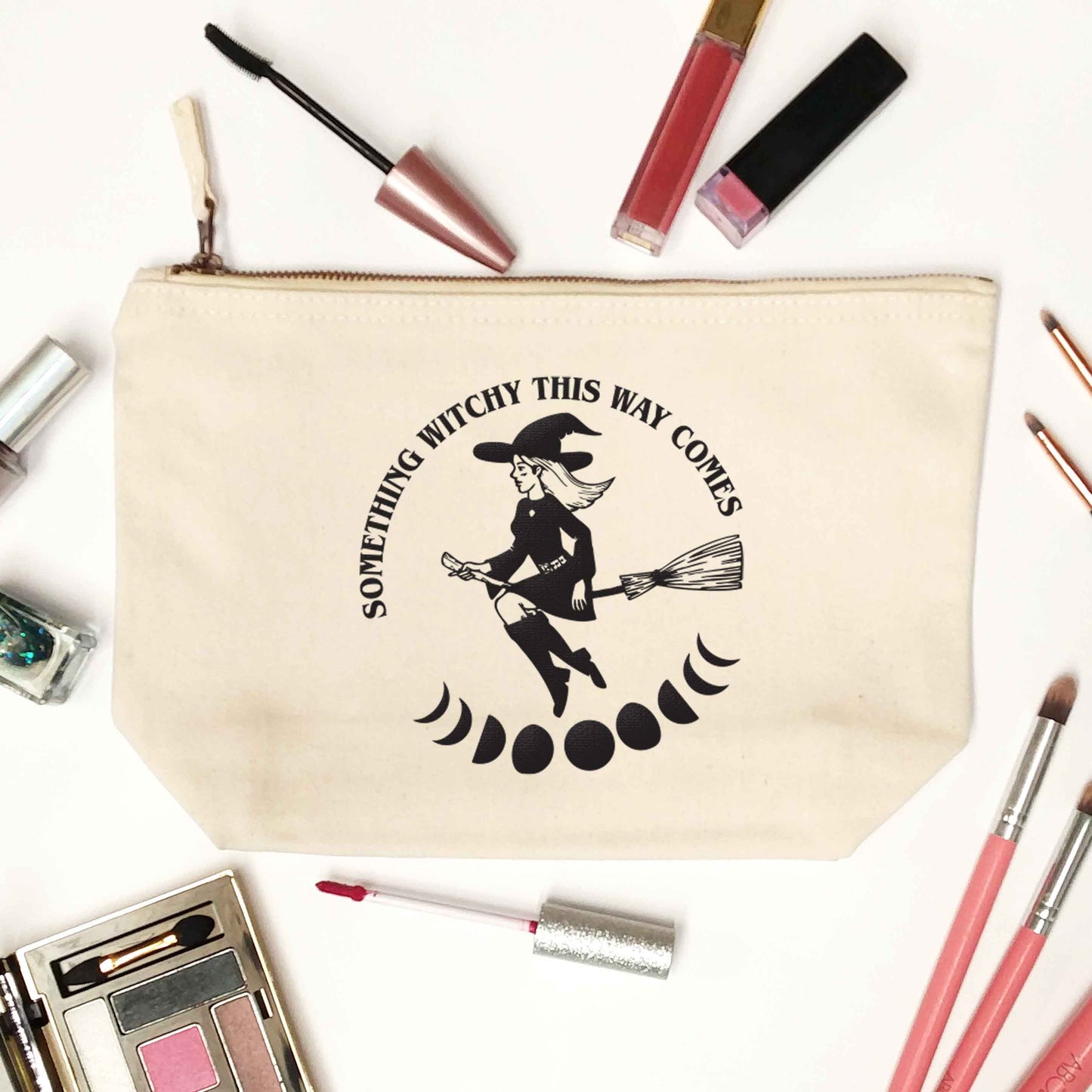 Feeling witchy? This design should hit the spot! natural makeup bag