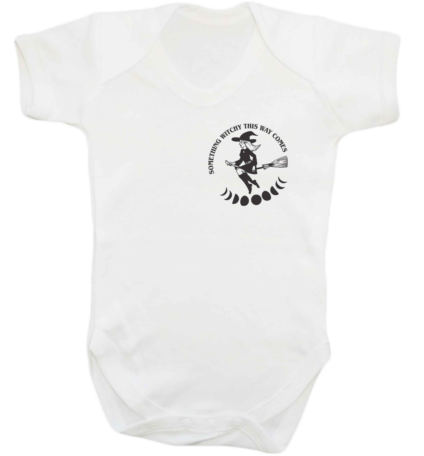 Feeling witchy? This design should hit the spot! baby bodysuit white 18-24 months
