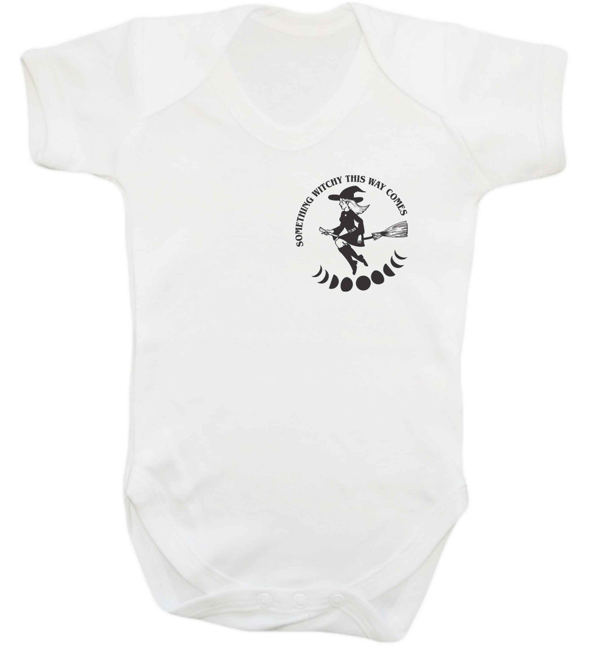 Feeling witchy? This design should hit the spot! baby bodysuit white 18-24 months