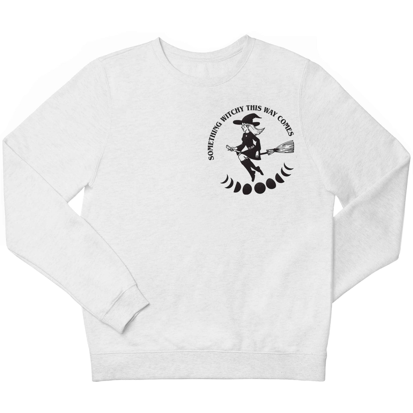 Feeling witchy? This design should hit the spot! children's white sweater 12-13 Years