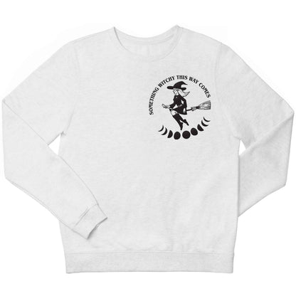 Feeling witchy? This design should hit the spot! children's white sweater 12-13 Years
