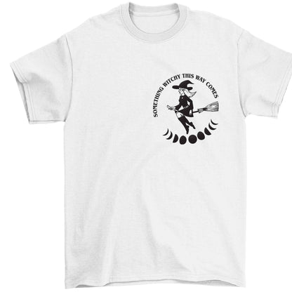 Feeling witchy? This design should hit the spot! Children's white Tshirt 12-13 Years