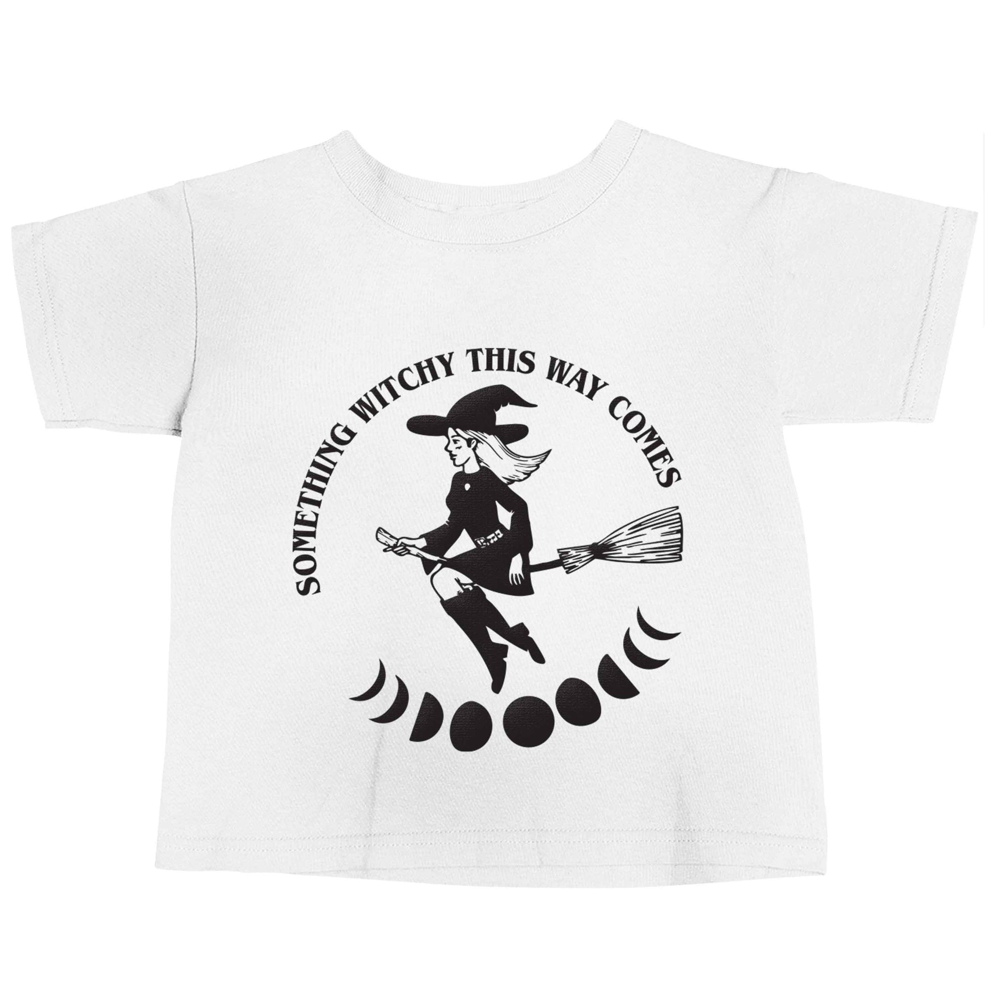 Feeling witchy? This design should hit the spot! white baby toddler Tshirt 2 Years