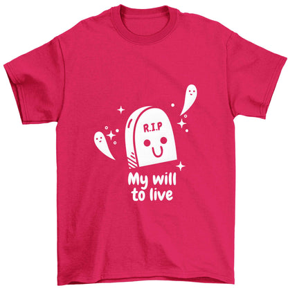 RIP My will to live Children's pink Tshirt 12-13 Years