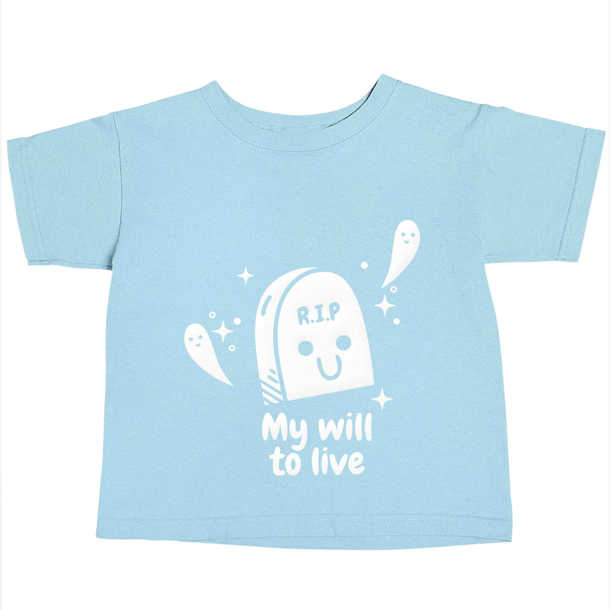 RIP My will to live Children's light blue Tshirt 12-13 Years