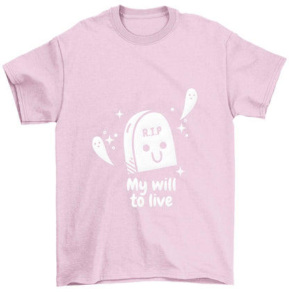 RIP My will to live Children's light pink Tshirt 12-13 Years