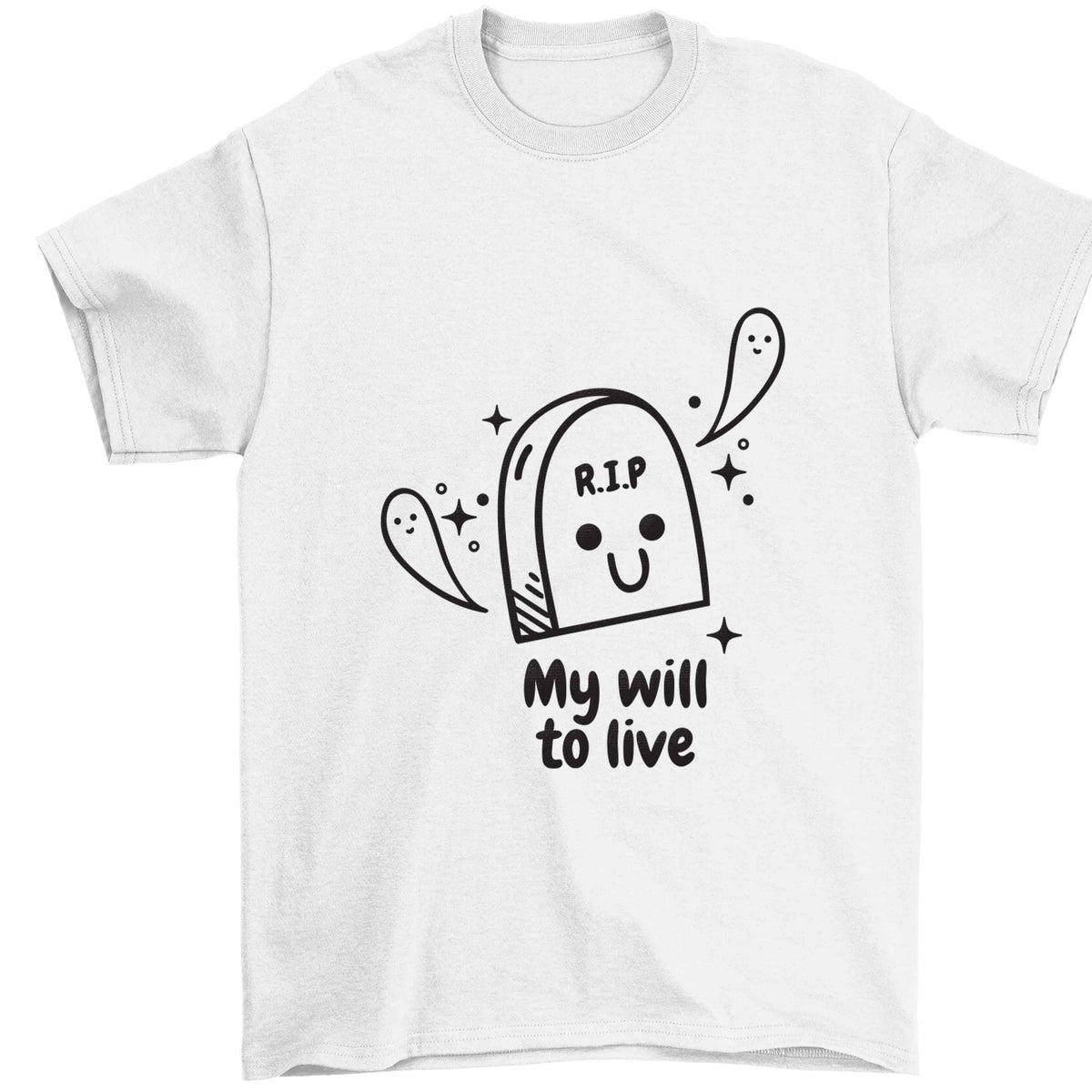 RIP My will to live Children's white Tshirt 12-13 Years