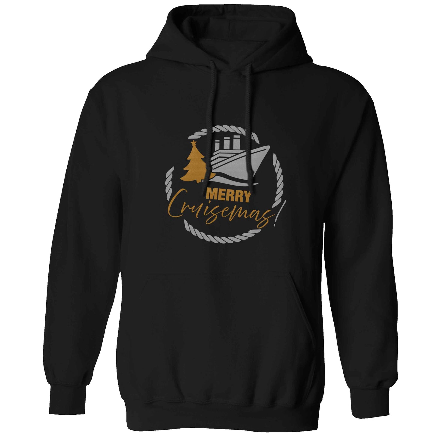 Merry cruismas adults unisex black hoodie 2XL