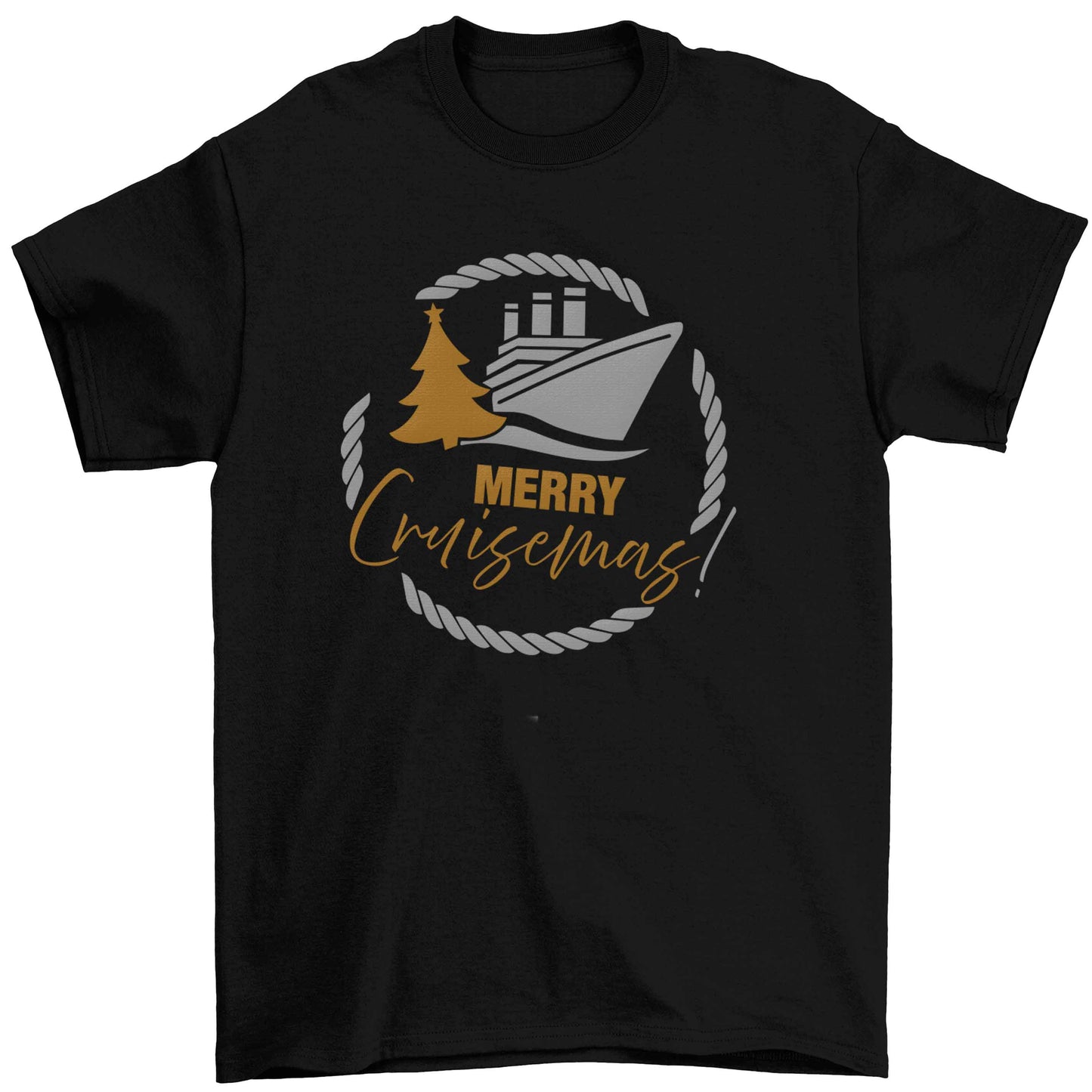 Merry cruismas Children's black Tshirt 12-13 Years