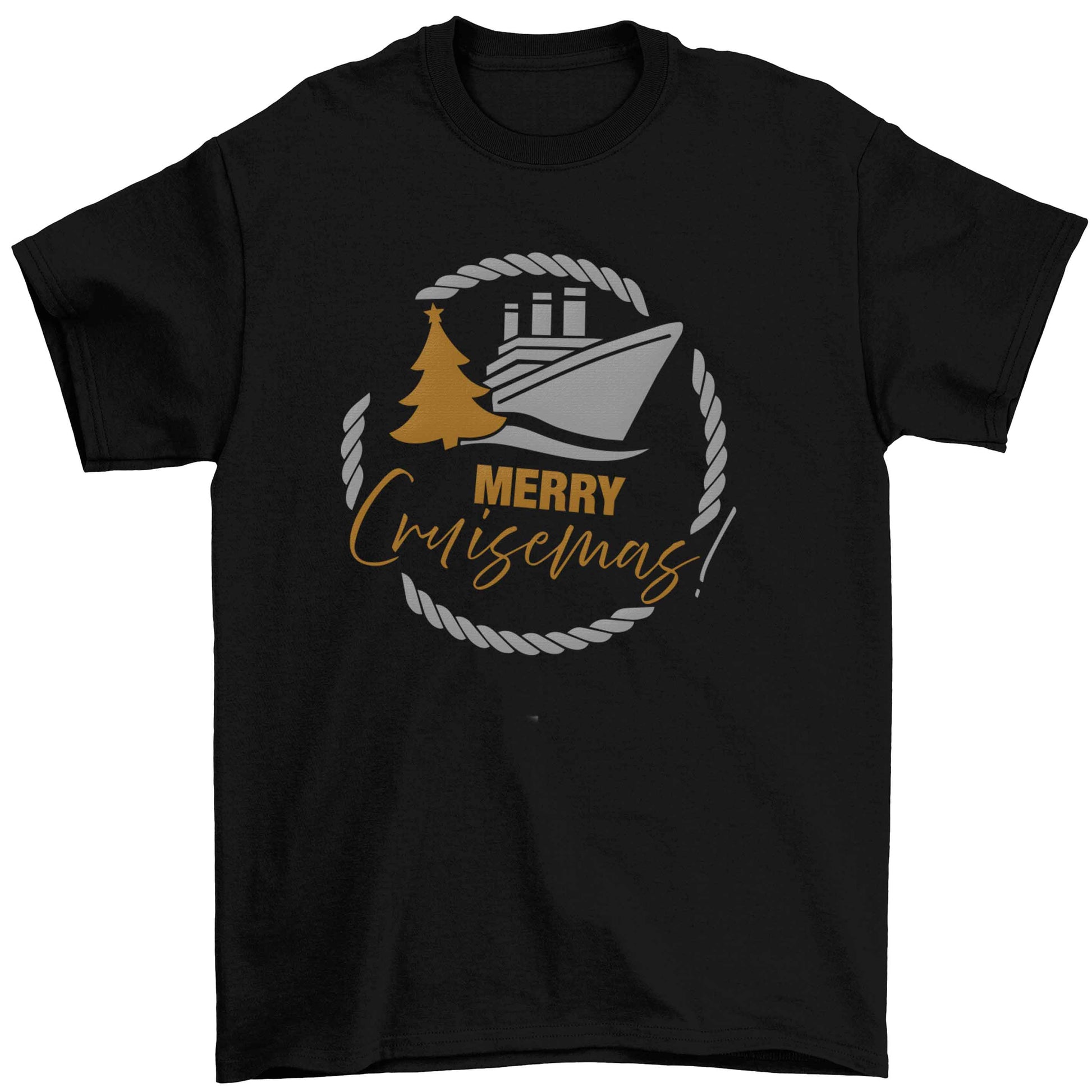 Merry cruismas Children's black Tshirt 12-13 Years