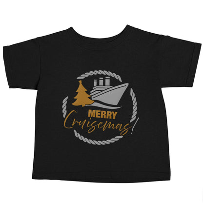 Merry cruismas Black baby toddler Tshirt 2 years