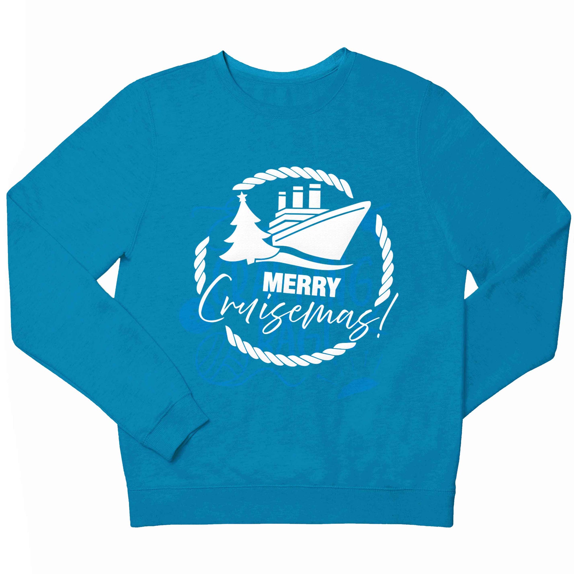 Merry cruismas children's blue sweater 12-13 Years