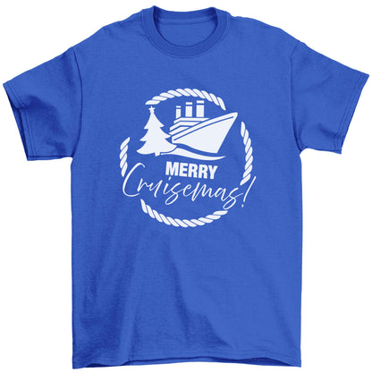 Merry cruismas Children's blue Tshirt 12-13 Years