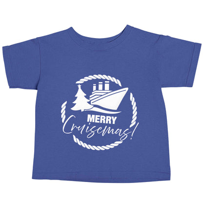 Merry cruismas blue baby toddler Tshirt 2 Years