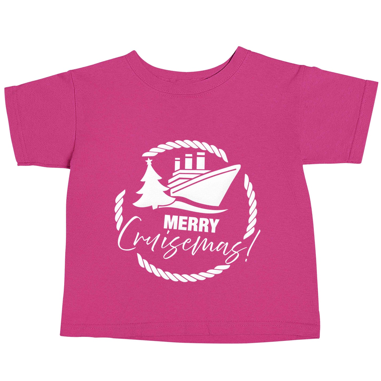 Merry cruismas pink baby toddler Tshirt 2 Years