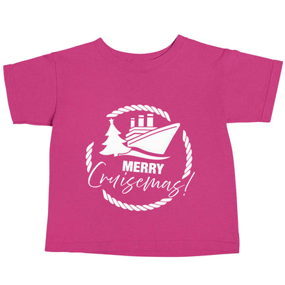 Merry cruismas pink baby toddler Tshirt 2 Years