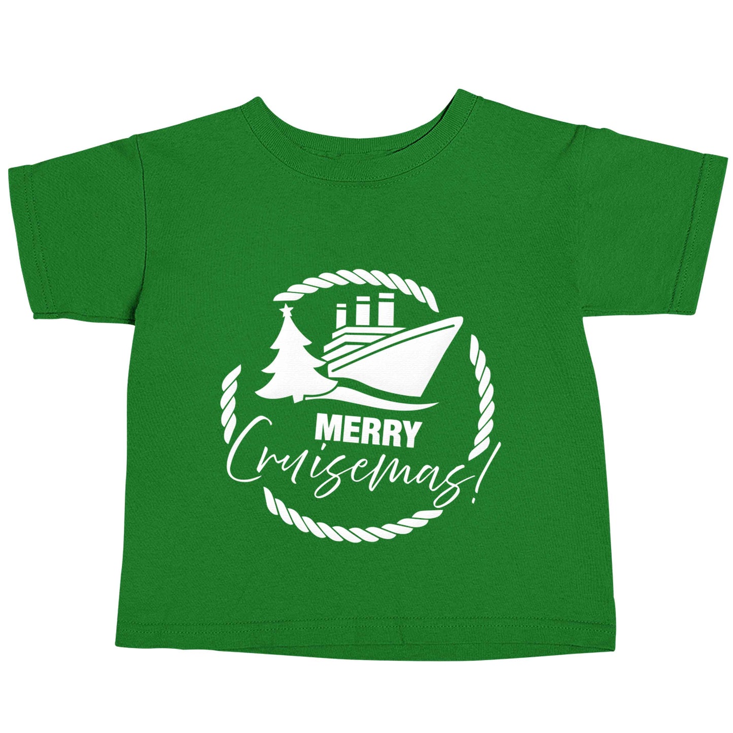 Merry cruismas green baby toddler Tshirt 2 Years