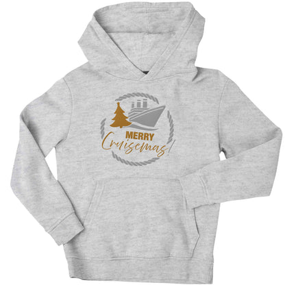 Merry cruismas children's grey hoodie 12-13 Years
