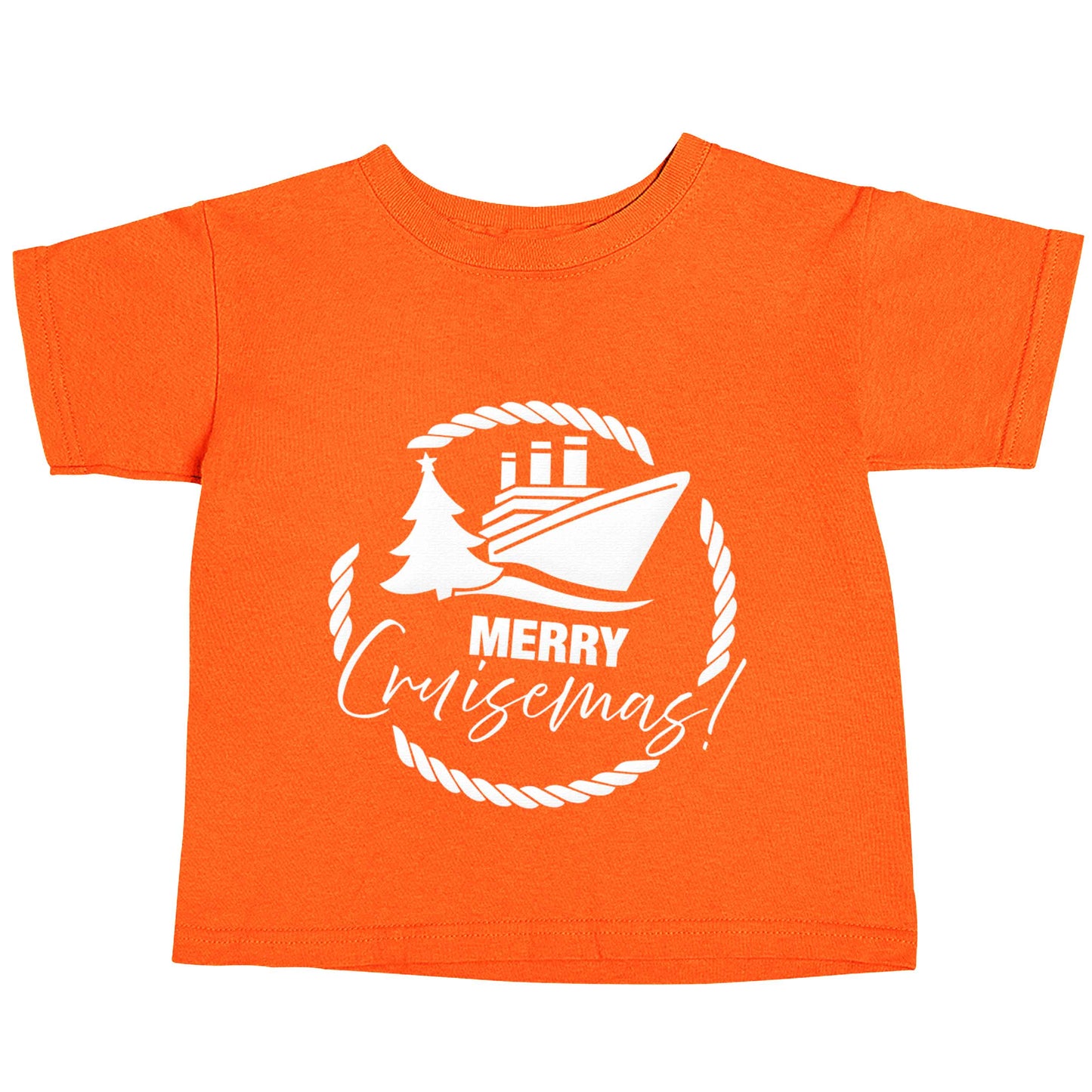 Merry cruismas orange baby toddler Tshirt 2 Years