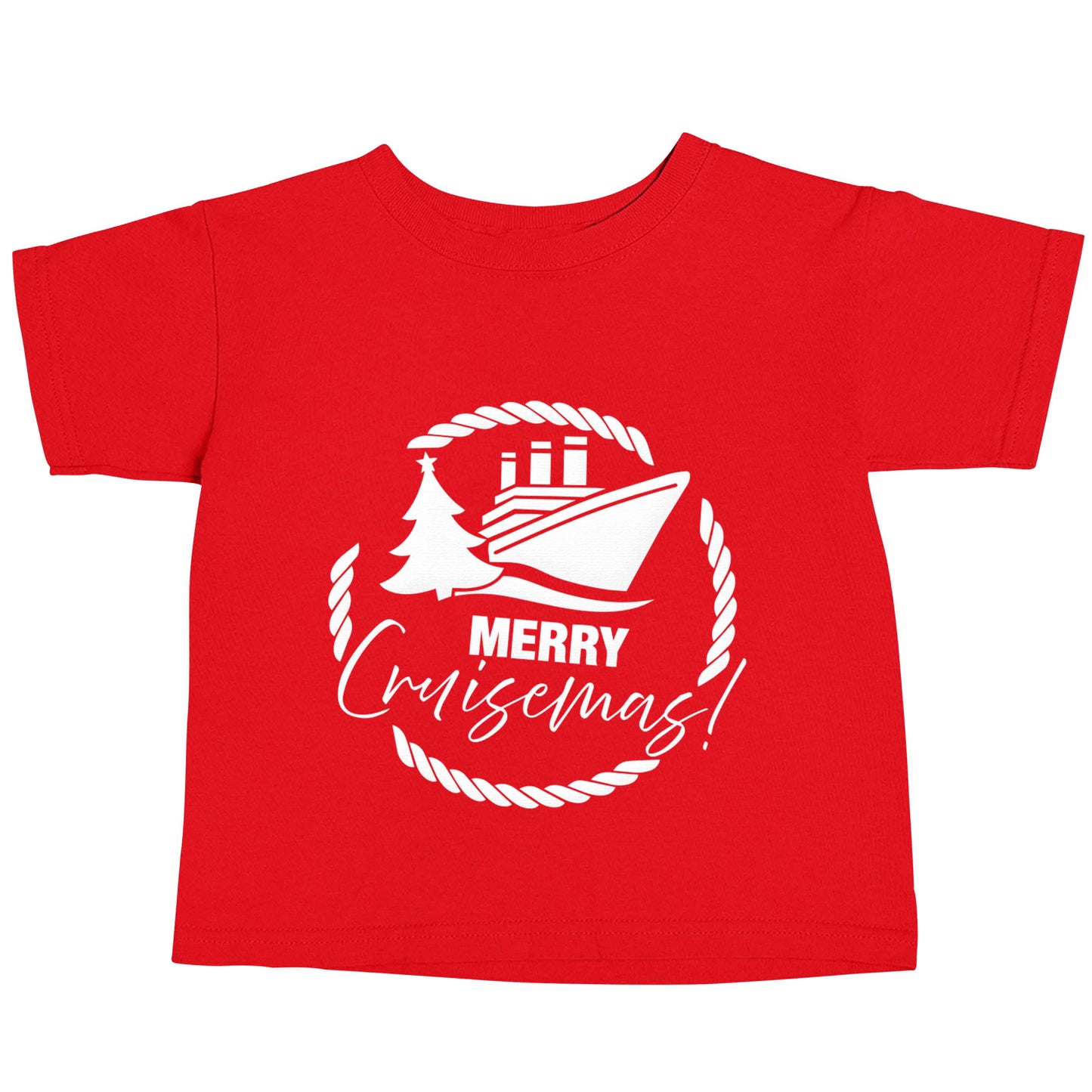 Merry cruismas red baby toddler Tshirt 2 Years
