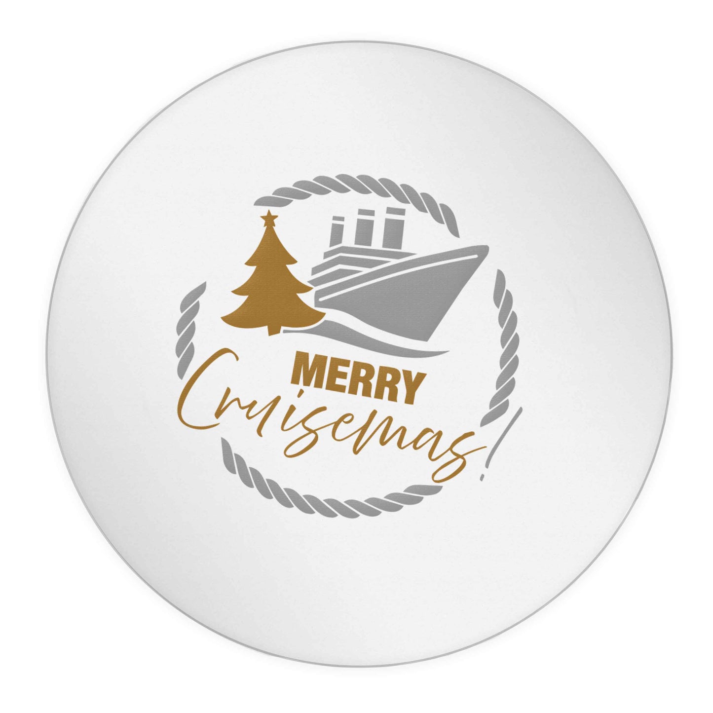 Merry cruismas 24 @ 45mm matt circle stickers